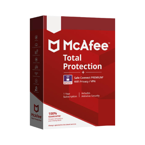 McAfee Total Protection  1PC  1 Year - INOVA Software