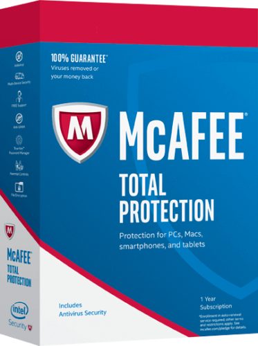 McAfee Total Protection 2024 for 10 devices 1 Year Bind key